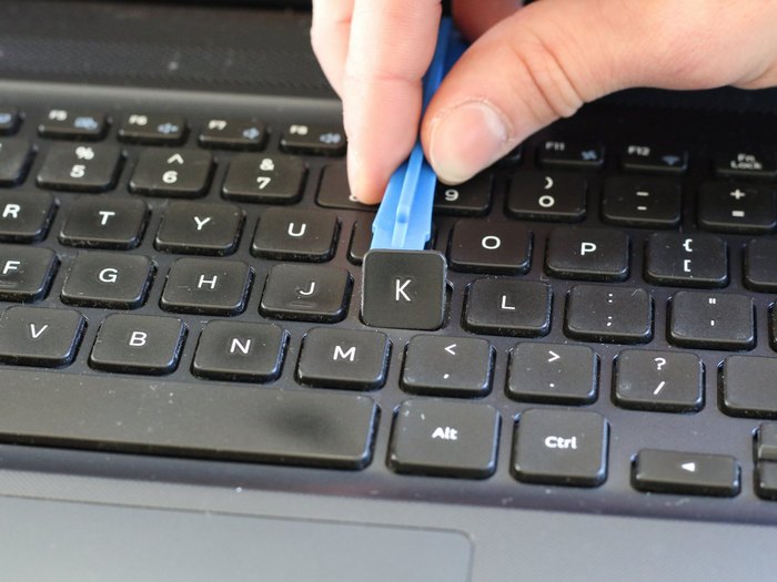 pašalinti riebalus iš klaviatūros